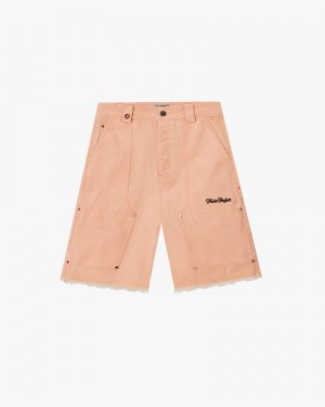 Nude Project Carpenter Shorts Coral | US-64019PKIB