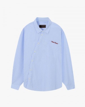 Nude Project Dali Shirts Blue | US-40537NYBD