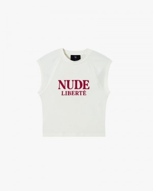 Nude Project Liberté Top White | US-01587GINA