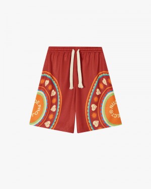 Nude Project Rich Shorts Red / Orange | US-31860TFXY