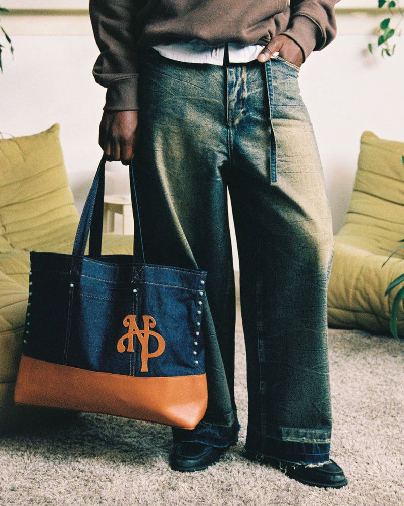 Nude Project Allday Shopper Bags Navy | US-43980HZOP