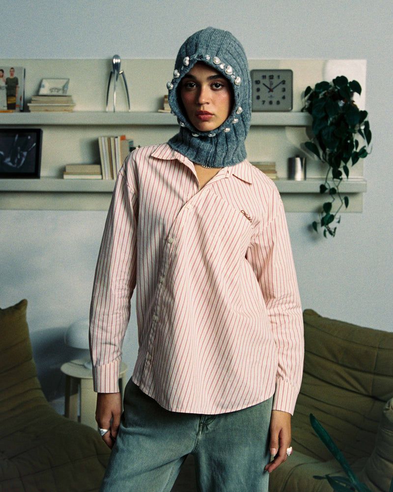 Nude Project Balaclava Hat Grey | US-70296TRBV