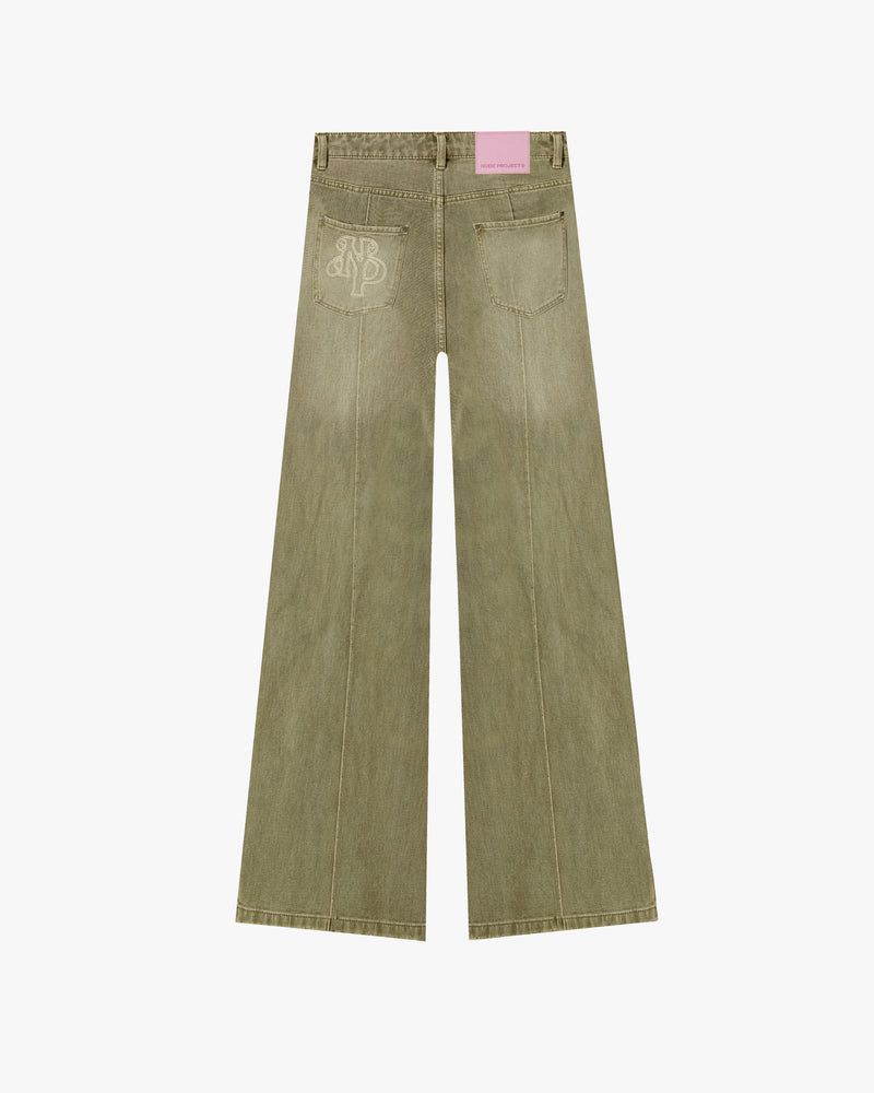 Nude Project Bootcut Pants Green | US-85163SUBK