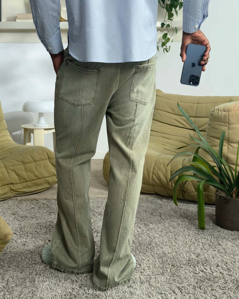 Nude Project Bootcut Pants Green | US-85163SUBK