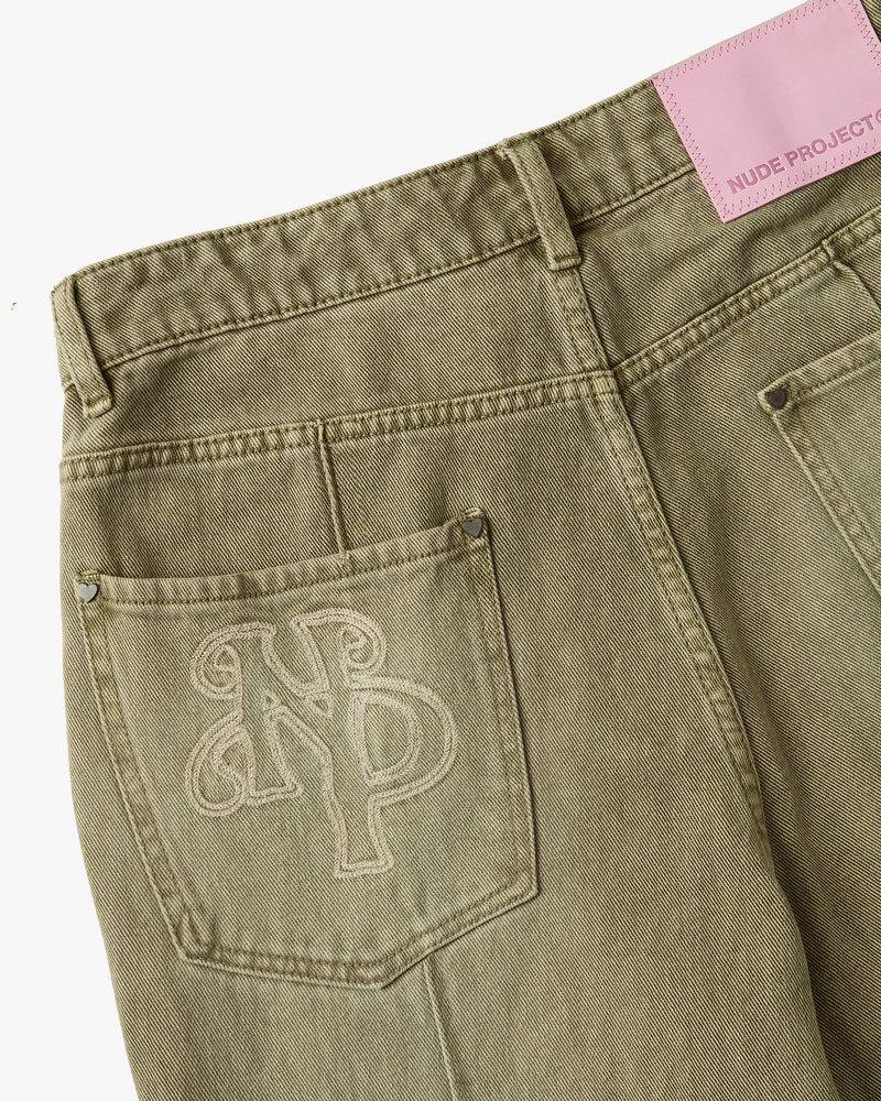 Nude Project Bootcut Pants Green | US-85163SUBK