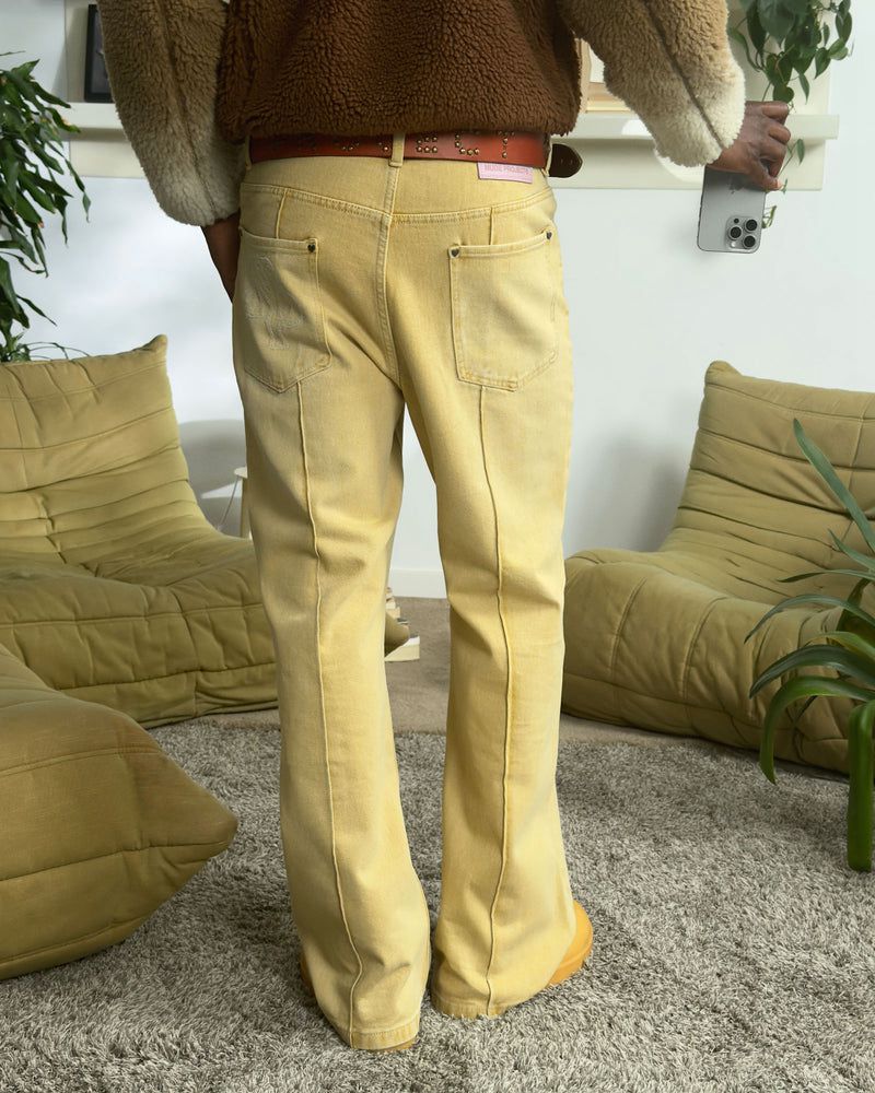 Nude Project Bootcut Pants Yellow | US-78506TAID