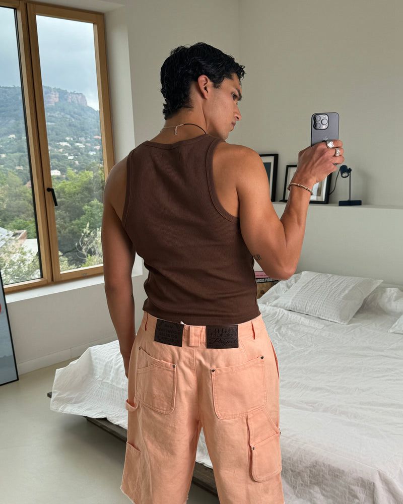 Nude Project Carpenter Shorts Coral | US-64019PKIB