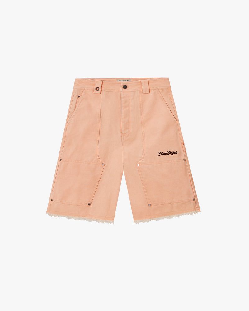Nude Project Carpenter Shorts Coral | US-64019PKIB