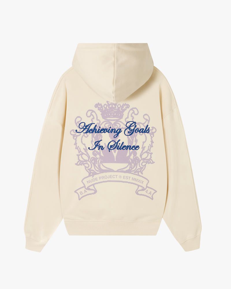 Nude Project Chateau Hoodie Cream | US-90572HRPB