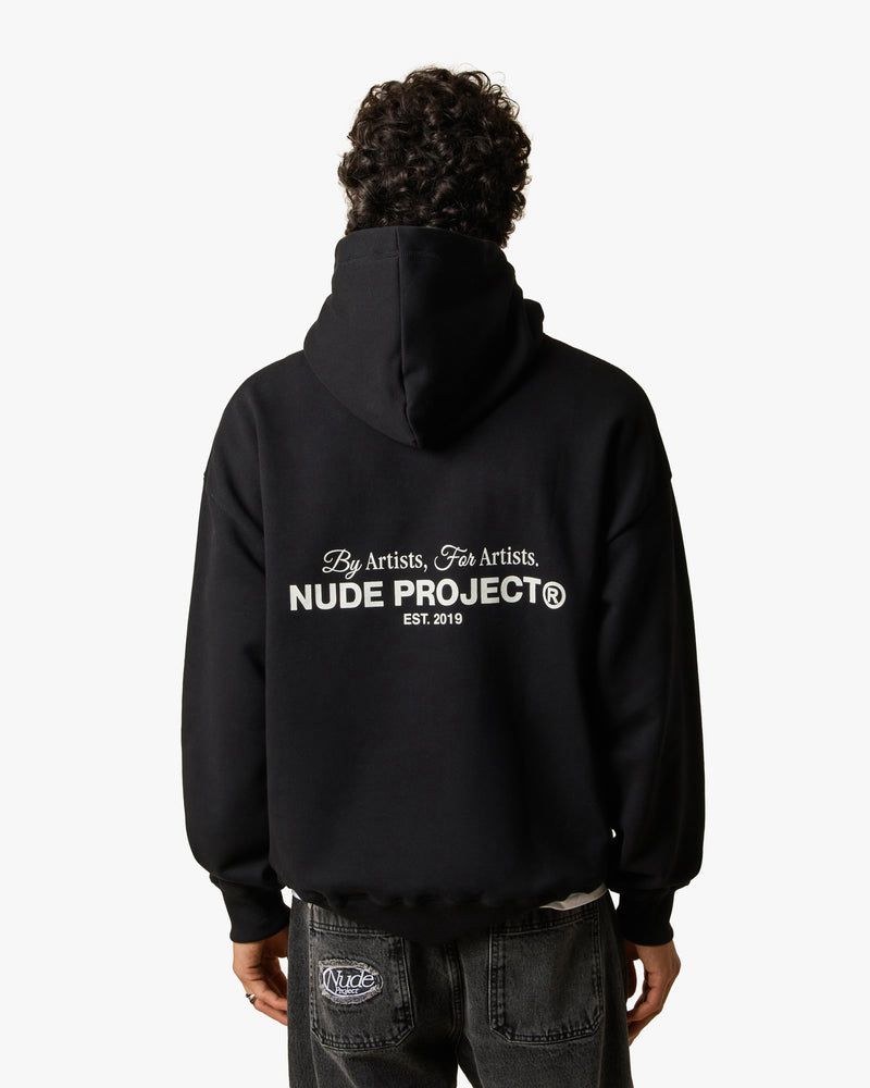 Nude Project Cult Hoodie Black | US-45719FUSE