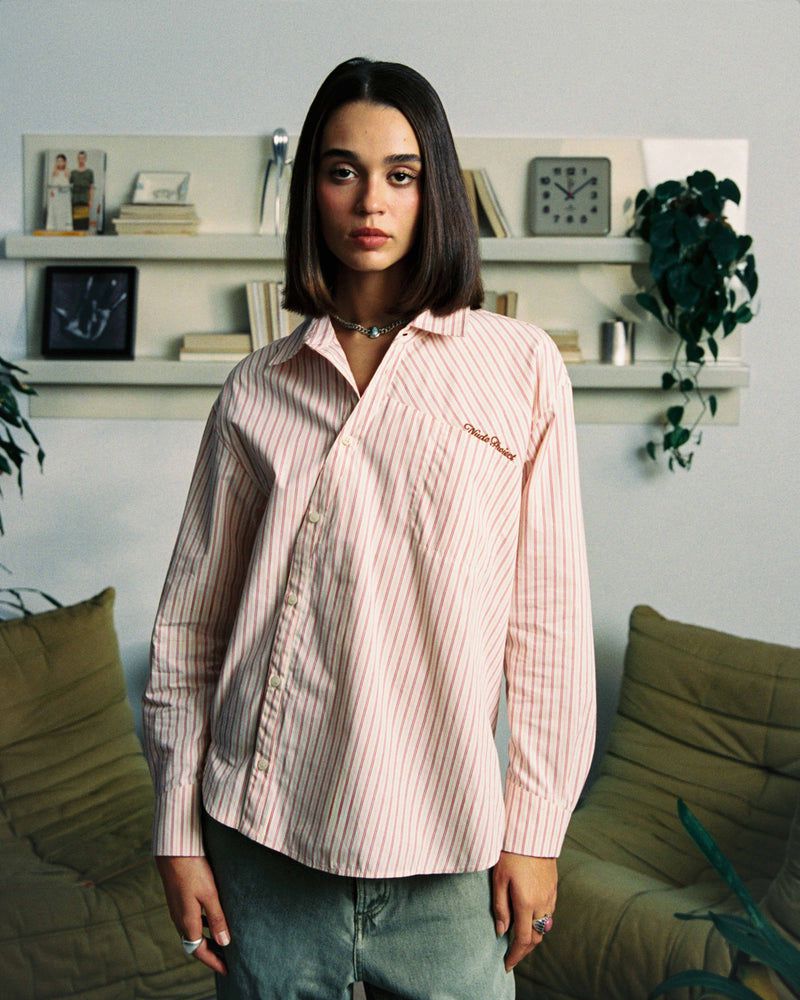 Nude Project Dali Shirts Coral / Beige | US-83402FZES
