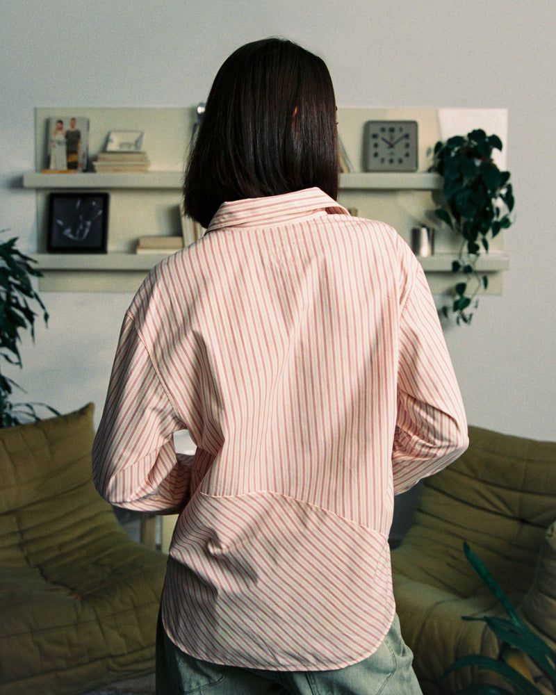 Nude Project Dali Shirts Coral / Beige | US-83402FZES