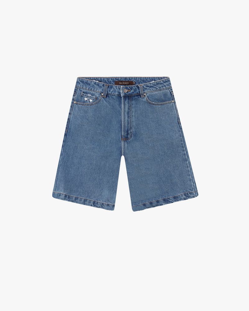 Nude Project Denim Shorts Blue | US-75396LVPK
