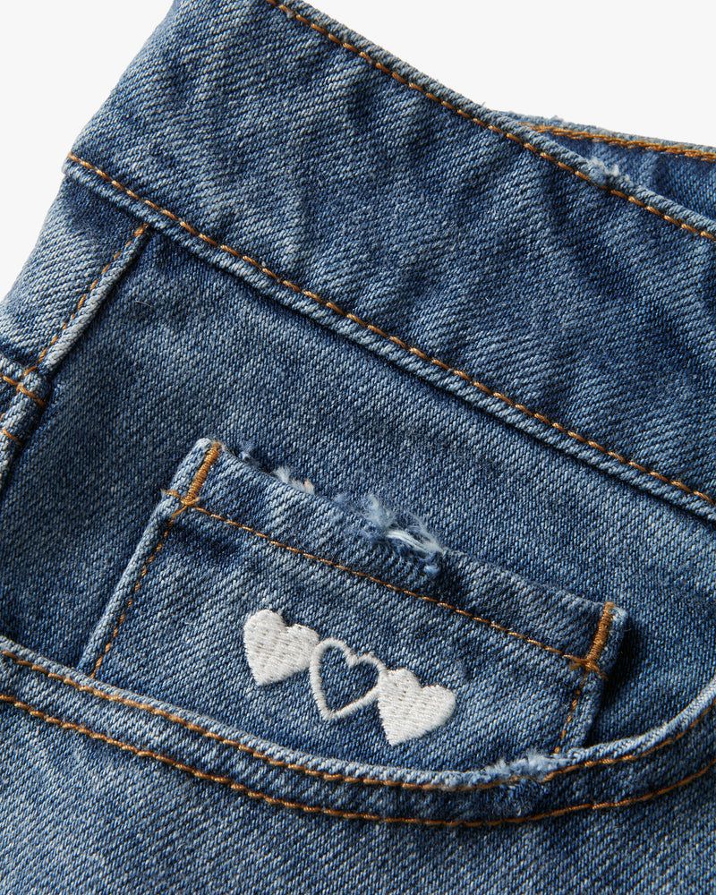 Nude Project Denim Shorts Blue | US-75396LVPK