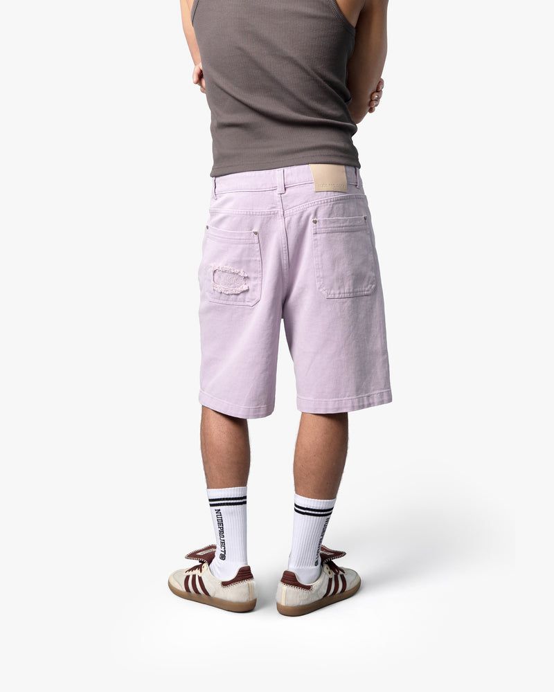 Nude Project Denim Shorts Purple | US-68940CGIT