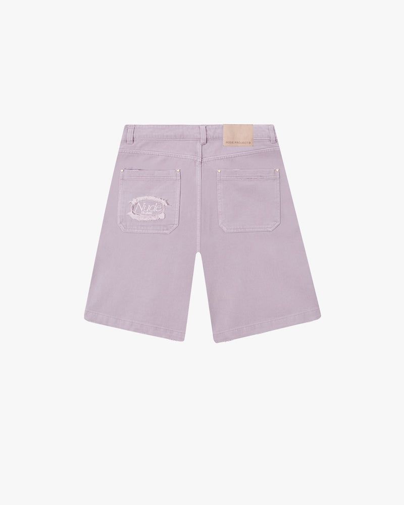 Nude Project Denim Shorts Purple | US-68940CGIT
