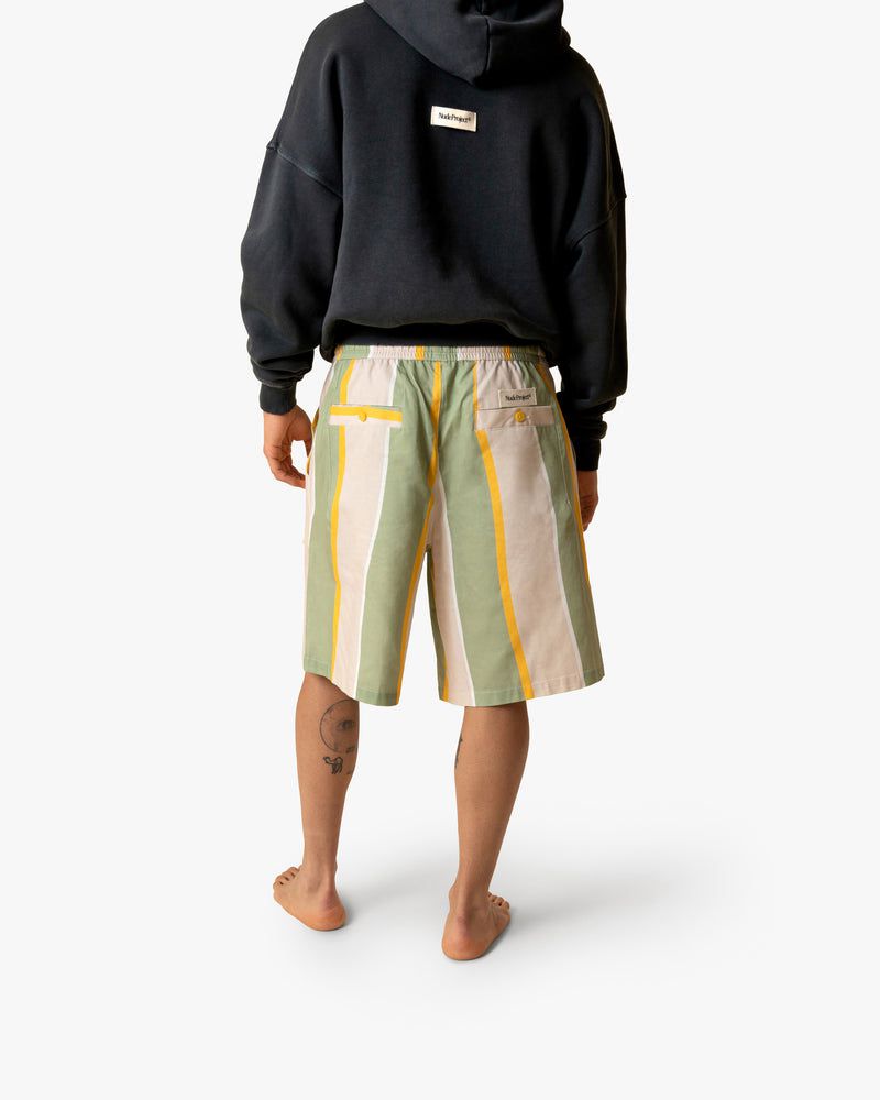 Nude Project Esvedra Shorts Beige / Green | US-90271WPAT