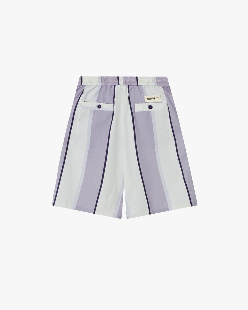 Nude Project Esvedra Shorts Purple / Cream | US-96205AEGM