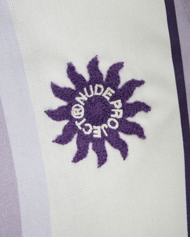 Nude Project Esvedra Shorts Purple / Cream | US-96205AEGM