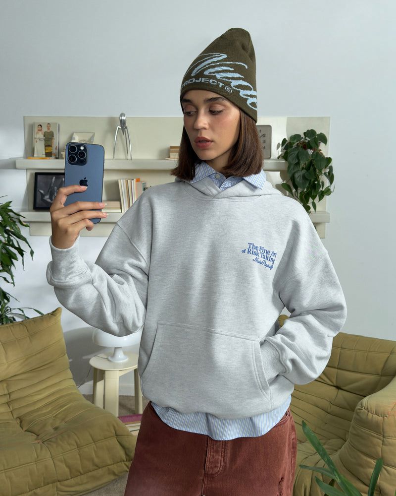 Nude Project Fine Art Hoodie Grey | US-83951IWZL