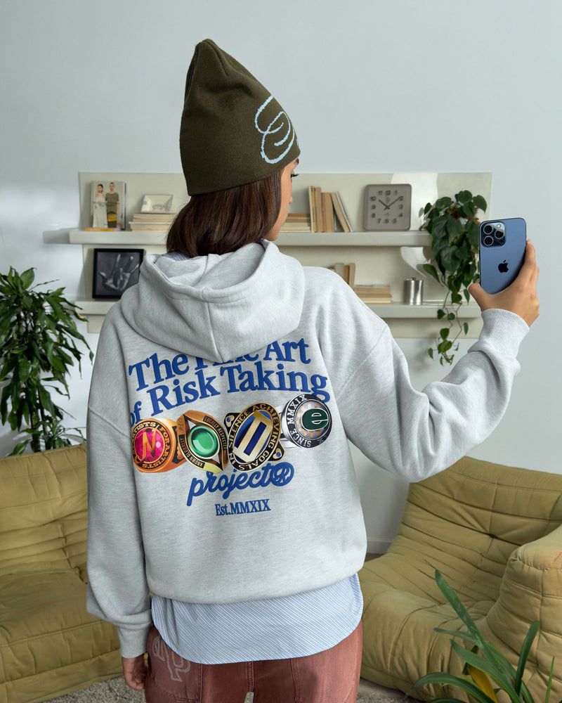 Nude Project Fine Art Hoodie Grey | US-83951IWZL
