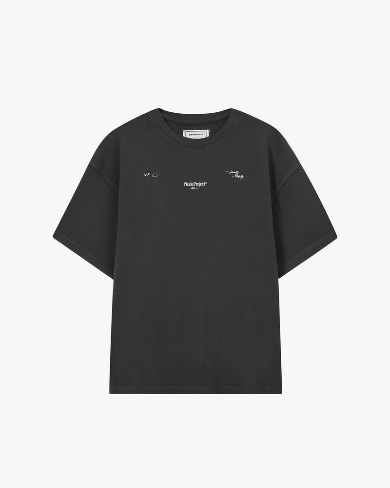 Nude Project Global Soon T-shirt Dark Grey | US-37298EMZH