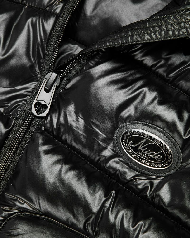Nude Project Iconic Puffer Jacket Black | US-80523QIYS