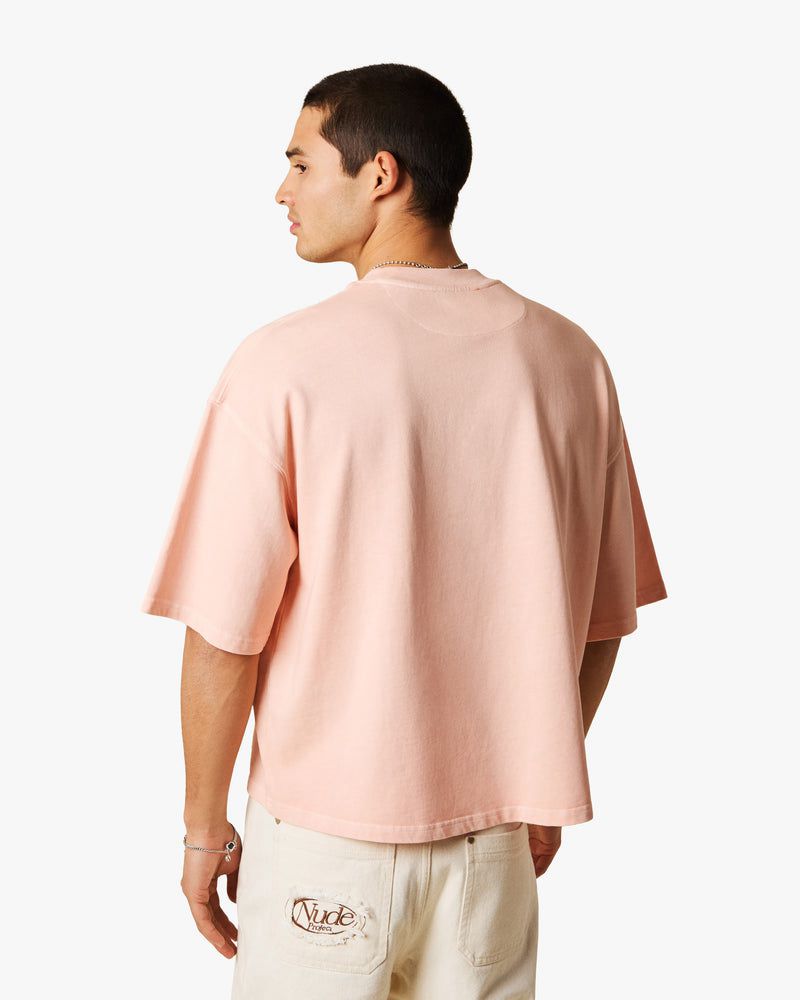 Nude Project Journey Boxy T-shirt Coral | US-32978ZWXN