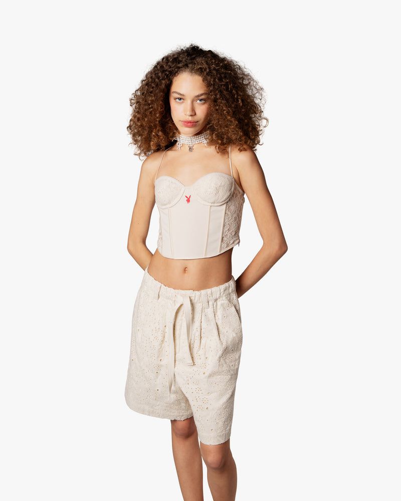 Nude Project La Crème Shorts Beige | US-96804YEJZ