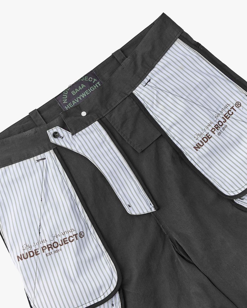 Nude Project Lanzarote Cargo Shorts Dark Grey | US-27960YDMX