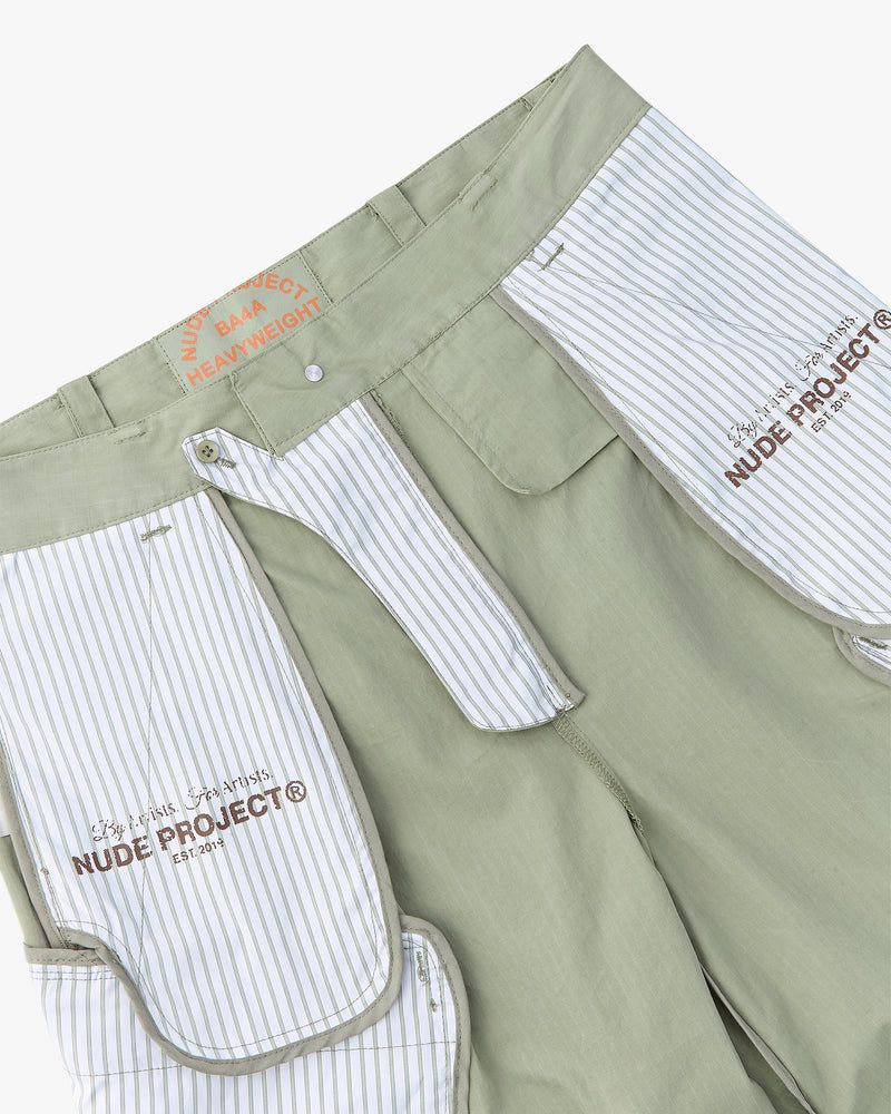 Nude Project Lanzarote Cargo Shorts Light Green | US-72981TERF