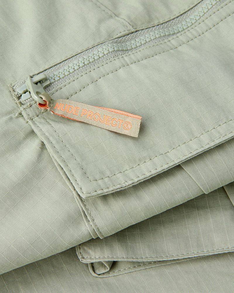 Nude Project Lanzarote Cargo Shorts Light Green | US-72981TERF