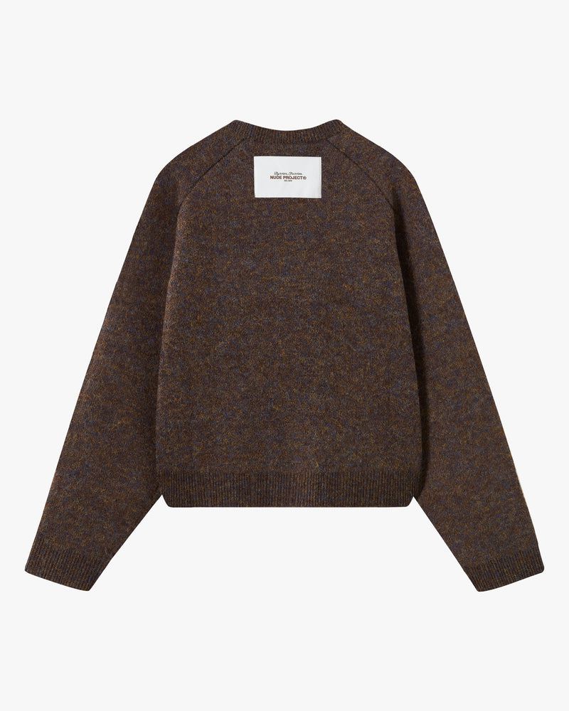 Nude Project Le Marais Knit Sweater Dark Brown | US-72659IWSU