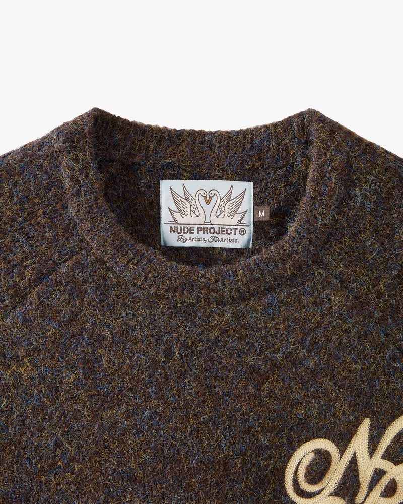 Nude Project Le Marais Knit Sweater Dark Brown | US-72659IWSU