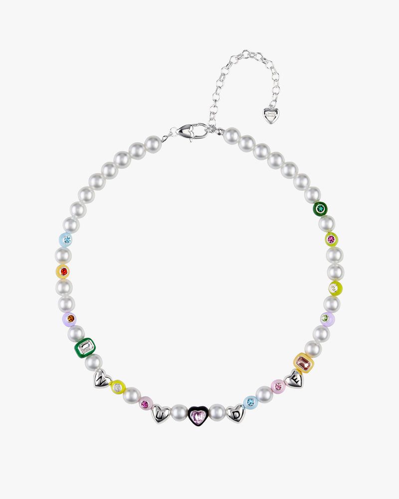 Nude Project Mumu Pearl Necklace Multicolor | US-53914RTVY