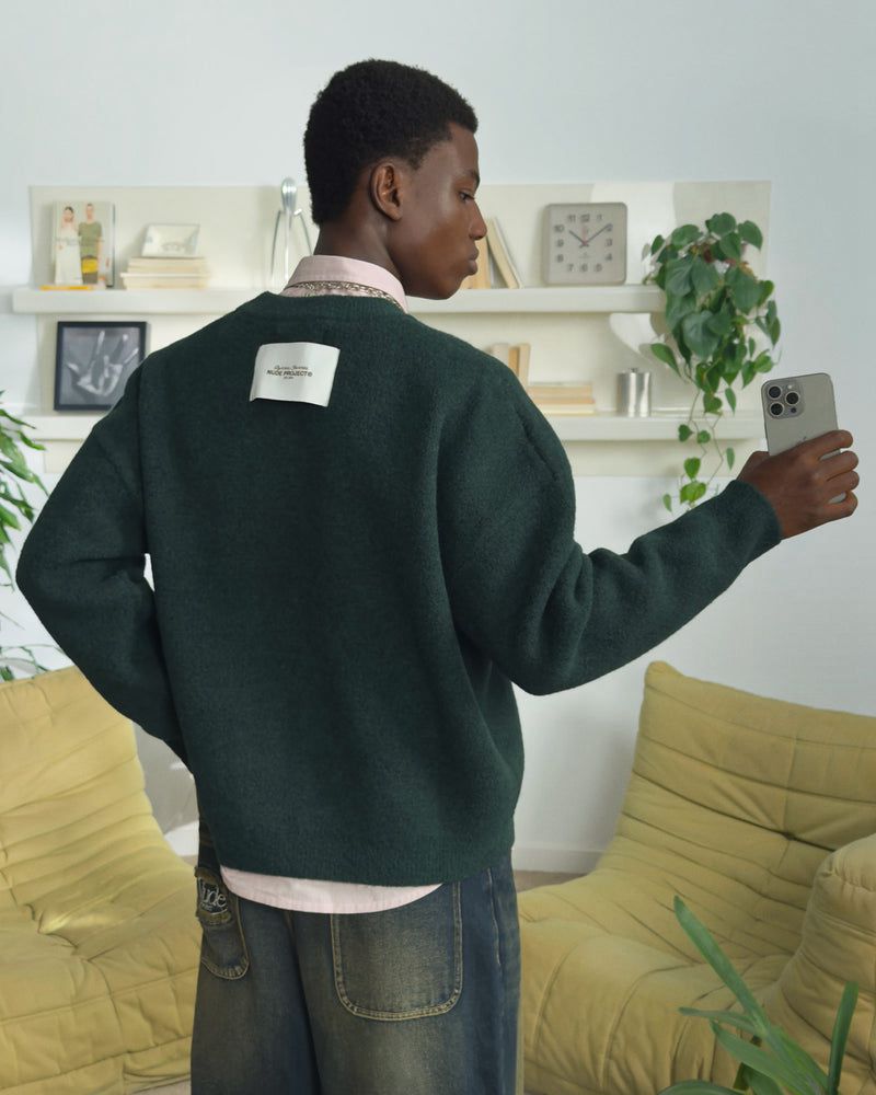 Nude Project Notita Sweater Green / Red | US-08715MRHX