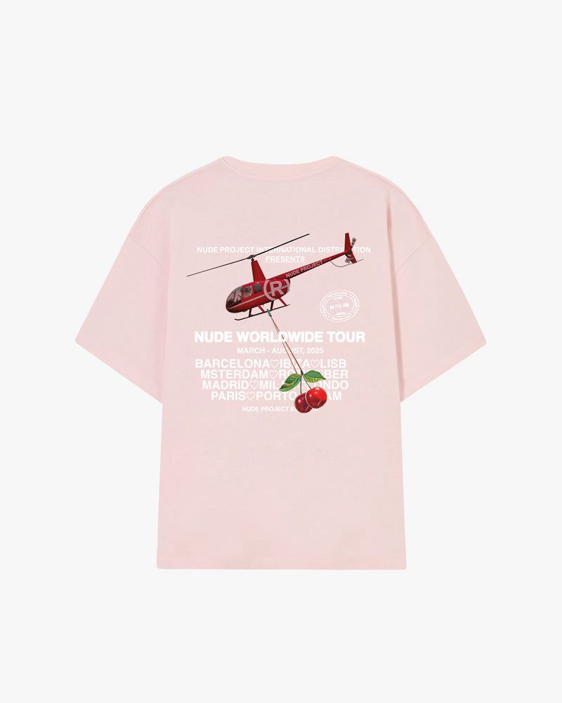 Nude Project Nude Tour T-shirt Pink | US-40175WSJY
