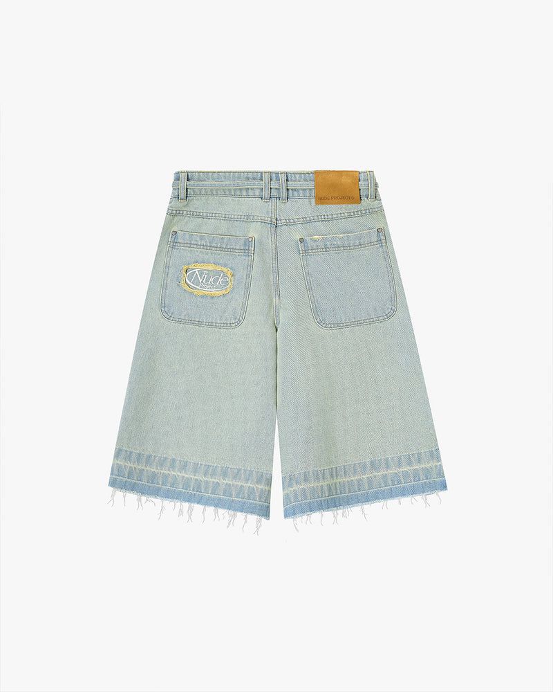 Nude Project Old Baggy Denim Shorts Light Blue | US-69802EZHN