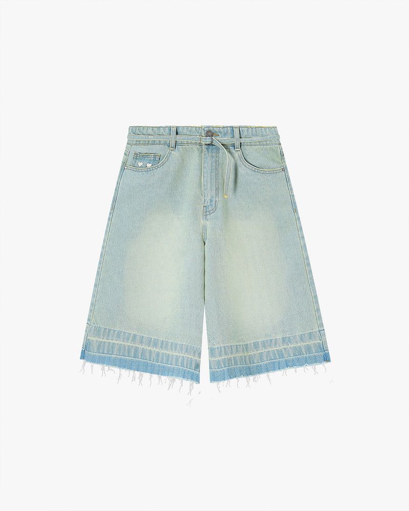 Nude Project Old Baggy Denim Shorts Light Blue | US-69802EZHN