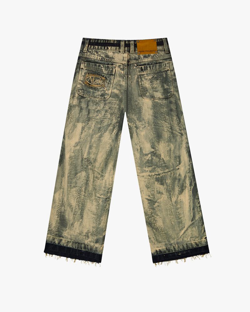 Nude Project Old Baggy Jeans Cream | US-35792FMRB
