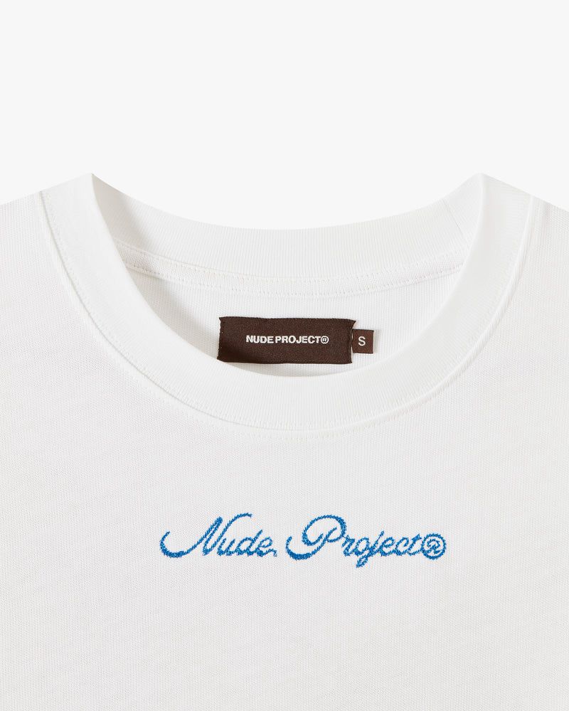 Nude Project Peach T-shirt White | US-30547QUTA