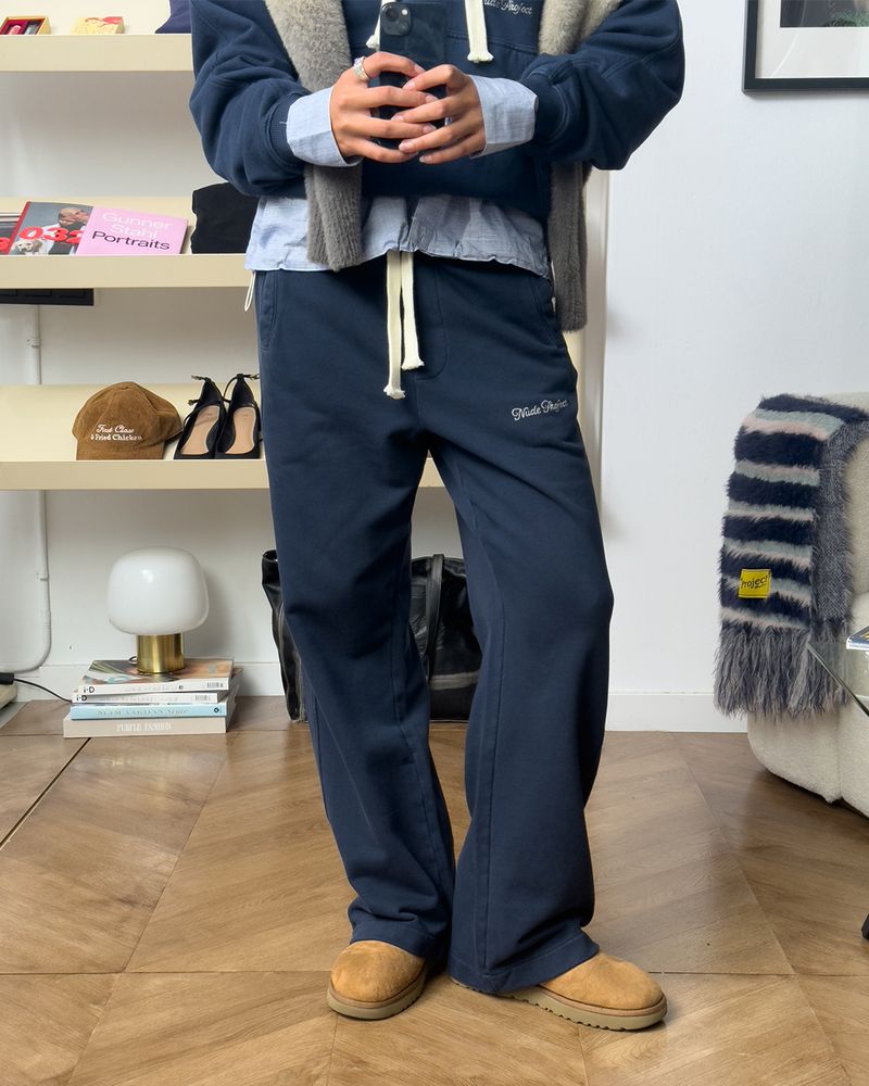 Nude Project Perfect Baggy Pants Navy | US-56438QEKD