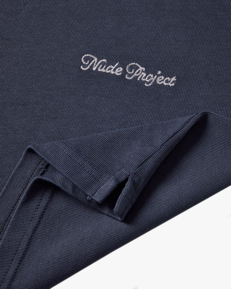Nude Project Perfect Boxy T-shirt Navy | US-32096GHVE
