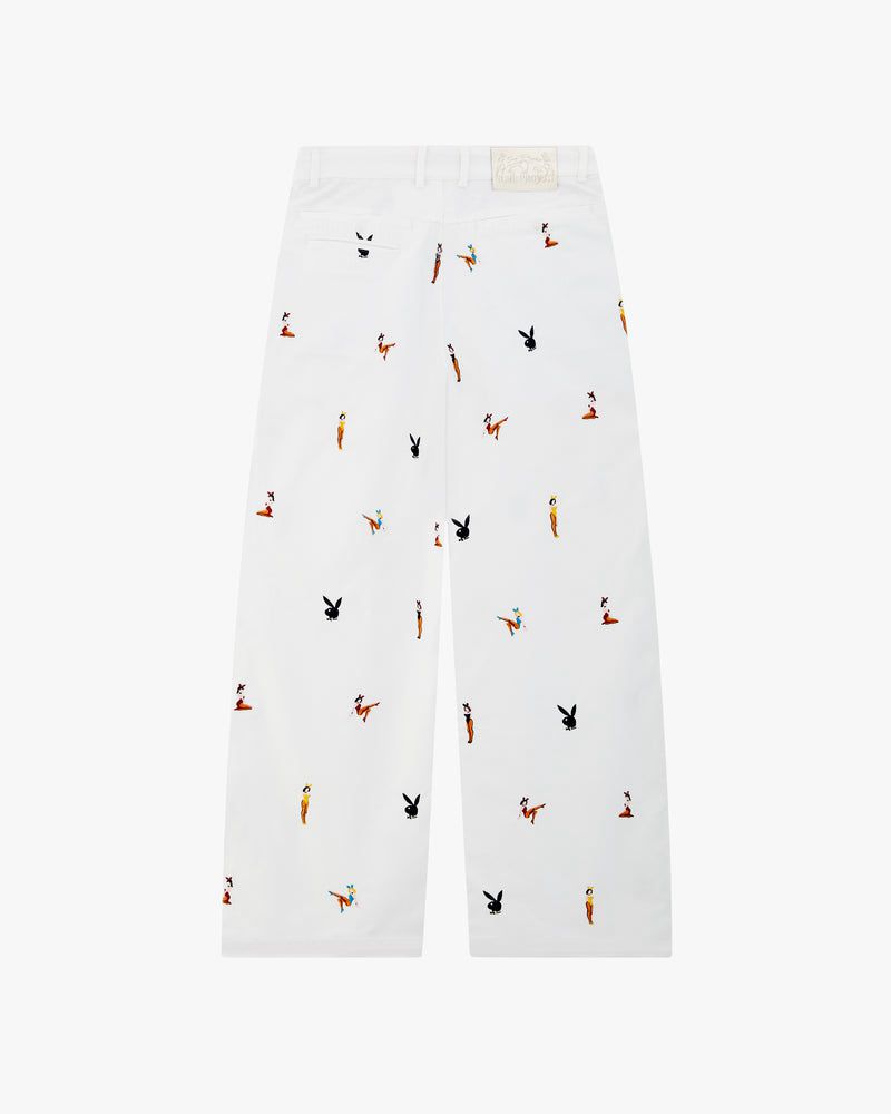 Nude Project Pin-up Tailoring Pants White | US-75268ORCT