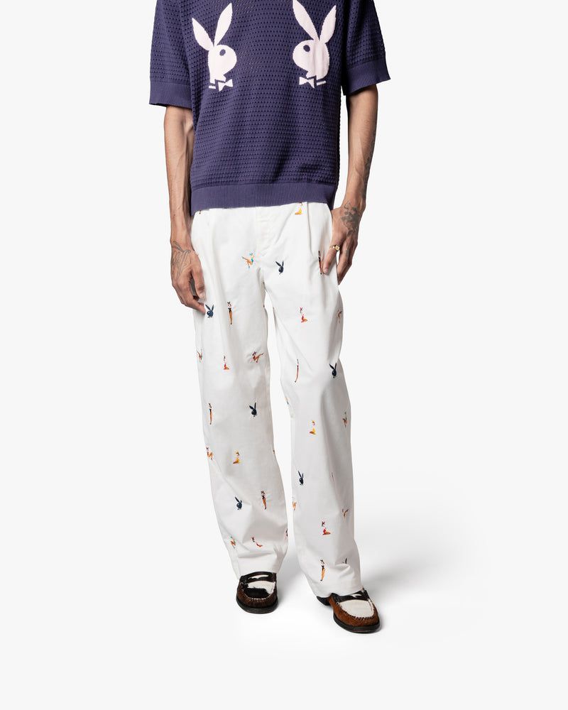 Nude Project Pin-up Tailoring Pants White | US-75268ORCT