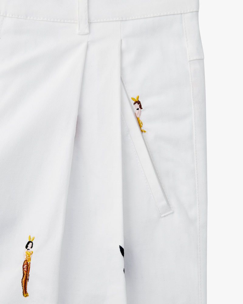 Nude Project Pin-up Tailoring Pants White | US-75268ORCT