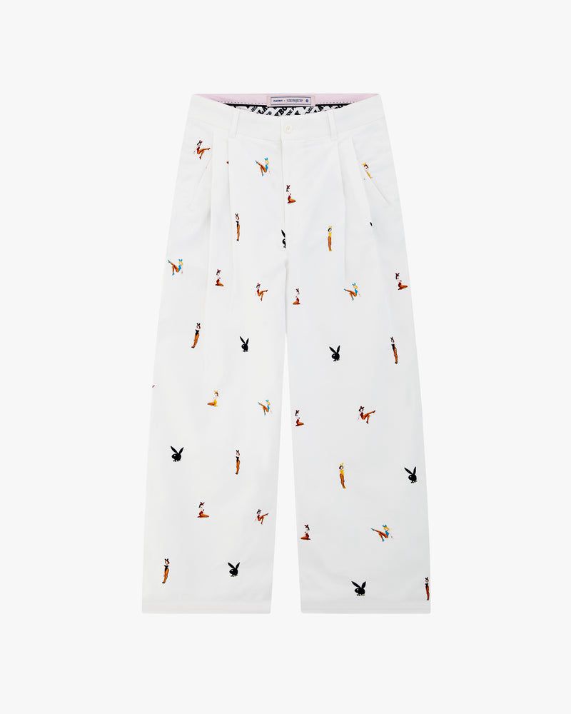 Nude Project Pin-up Tailoring Pants White | US-75268ORCT