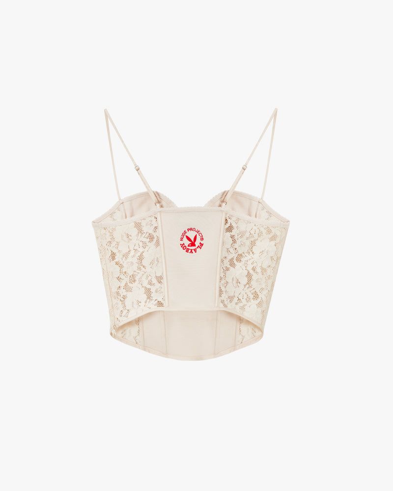 Nude Project Playboy Corset Beige | US-14379HOWA