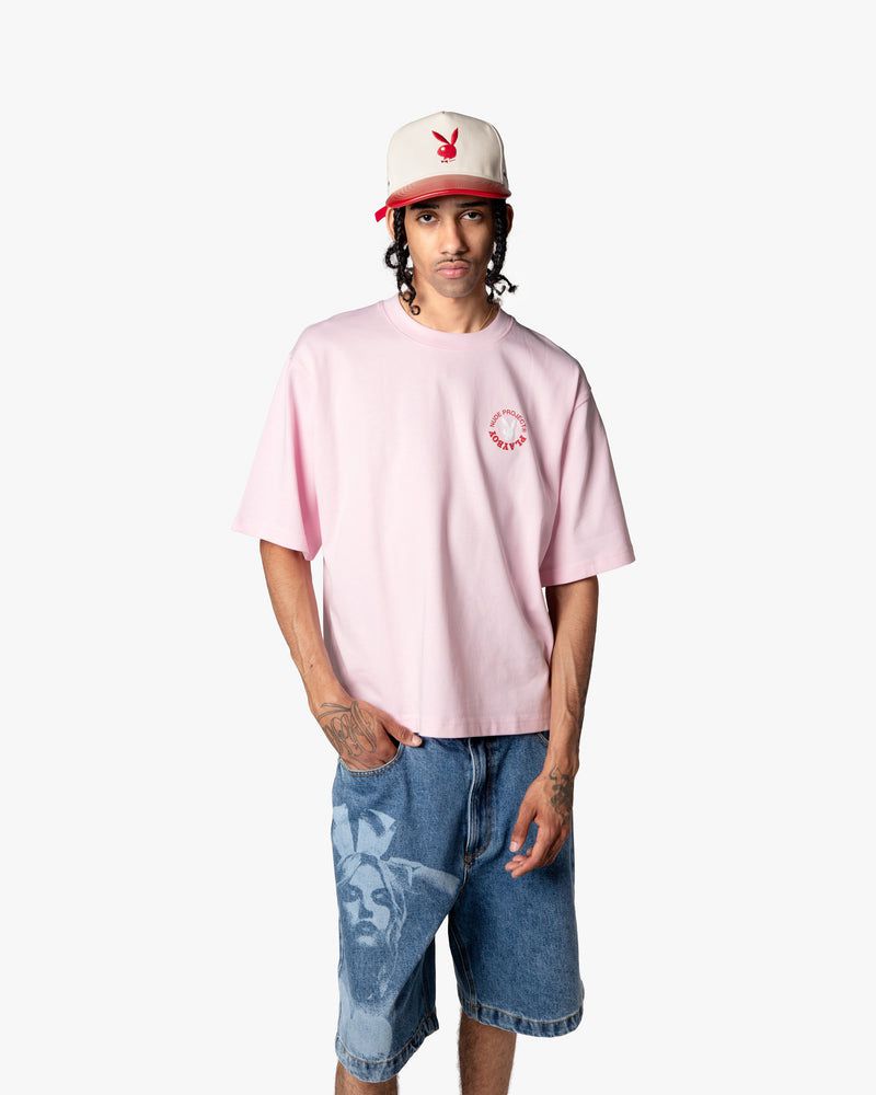 Nude Project Playful Cropped T-shirt Pink | US-82065YIJH