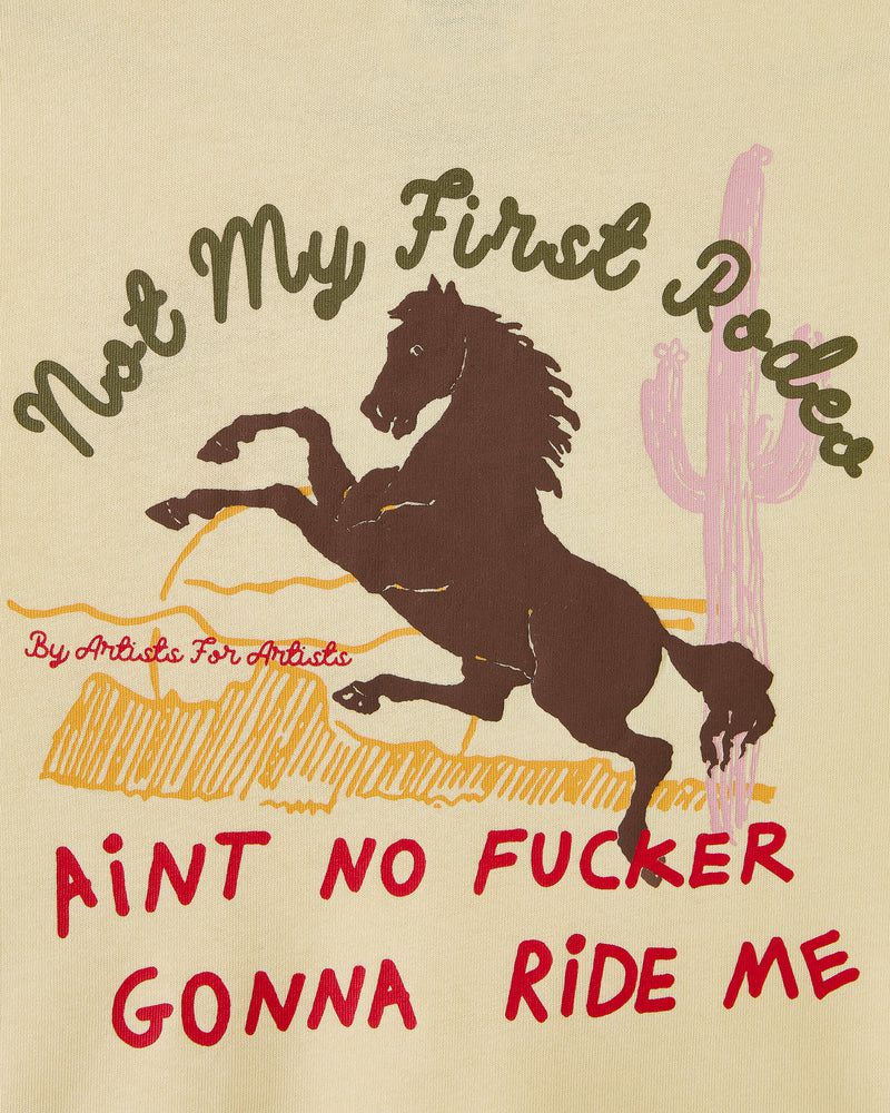 Nude Project Rodeo T-shirt Yellow | US-10385FZPN
